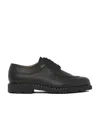 Paraboot Michael Smooth Leather Derbies Shoes In Black