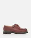 Paraboot Brown Leather Lace Up Shoes In Brown