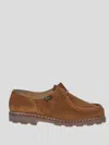 Paraboot Lace-up Shoes With Round Toe And Stitch Detailing In Multicolor