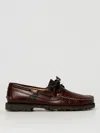 Paraboot Avignon Leather Round Toe Lace-up Shoes In Braun
