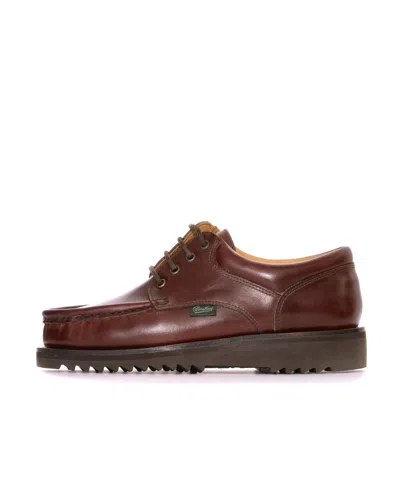Paraboot Logo Details Casual Shoes In Brown