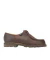 Paraboot Logo Loafers In Brown