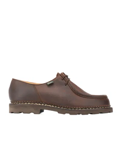 Paraboot Logo Loafers In Brown