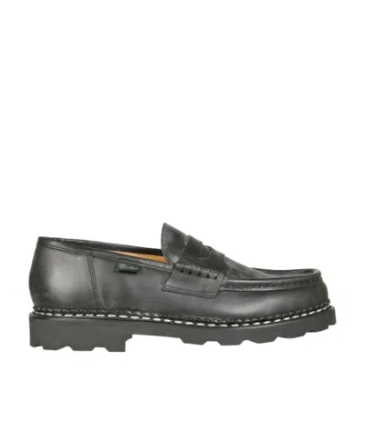 Paraboot Logo Love Shoes In Black