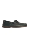 Paraboot Logo Patch Lace-up Shoes In Black