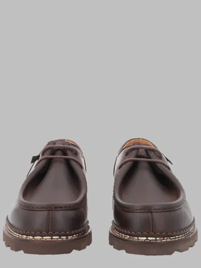 Paraboot Made In France Lace-up Derby Shoes In Brown