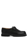 Paraboot Michael Smooth Leather Derbies Shoes In Black