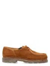 Paraboot Michael Suede Derby Shoes In Brown In Whisky