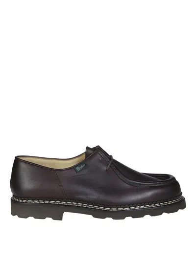 Paraboot Men's Michael Marche Leather Moccasin In Brown