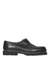 Paraboot Michael Smooth Leather Derbies Shoes In Black