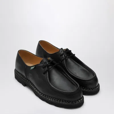 Paraboot Michael Leather Lace-up Shoes In Black