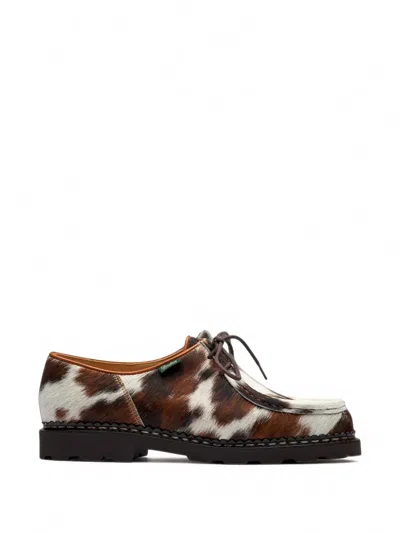 Paraboot Michael Cowhide Derby Shoes In Brown