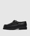 Paraboot Michael Deerskin Shoe In Black