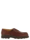 Paraboot Michael Leather Derby Shoes In Brown