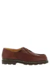 Paraboot Michael Leather Derby Shoes In Brown