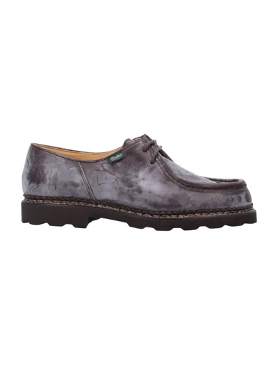 Paraboot Hand-stitched Marble Brogues Durable Sole In Black
