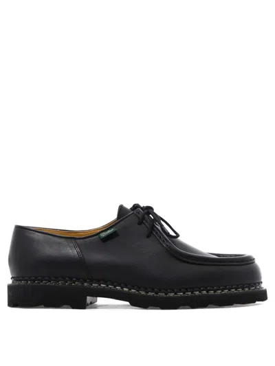 Paraboot "michael" Lace-up Loafers In Black