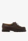 Paraboot Men Brown Leather Derby Shoes, 7.5 Luxury Lace Ups & Dress Shoes For Men Darveys In Brown