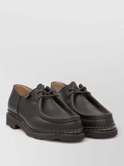 Paraboot Michael Lace Up Loafers Round Toe In Multi