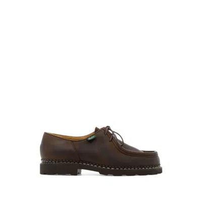 Paraboot Michael Lace-up Loafers In Brown