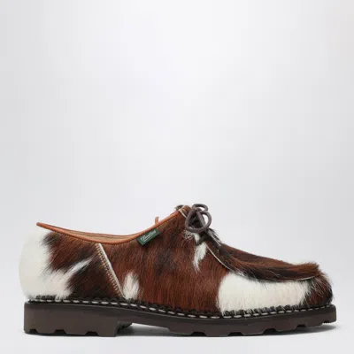 Paraboot Michael Lace-up Shoes In Pony Hair In Brown