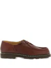 Paraboot Michael Leather Derby Shoes In Brown