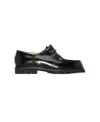 Paraboot Michael Leather Lace-up Shoes In Black