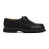 Paraboot Michael Smooth Leather Derbies Shoes In Black