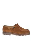 Paraboot Lace-up Shoes With Round Toe And Stitch Detailing In Brown