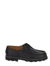 Paraboot Michael Smooth Leather Derbies Shoes In Black