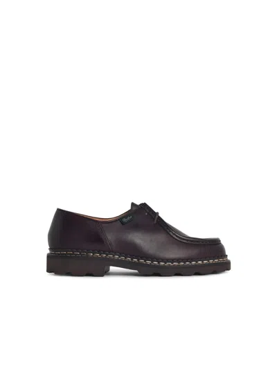Paraboot 'michael' Smooth Coffee Lear Loafers In Brown