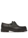 Paraboot Leather Lace-up Loafers In Brown