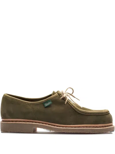 Paraboot Micka Lace-up Suede Shoes In Brown