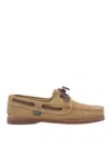 Paraboot Beige Suede Loafers In Brown