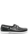 Paraboot Barth Bateux Loafers Leather In Blue