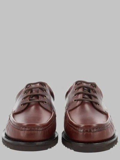 Paraboot Thiers Sport Smooth Leather Moccasin In Animal Print
