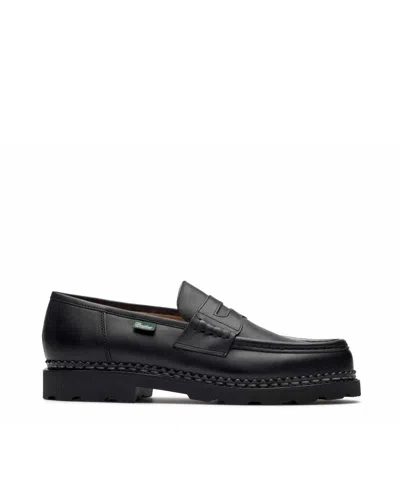 Paraboot Moccasin Reims Crafted From Smooth Leather In Black