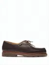 Paraboot Brown Leather Lace-up Shoes In White