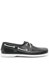 Paraboot Barth Bateux Loafers Leather In Navy Blue