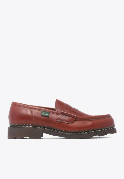 Paraboot Orsay Leather Loafers