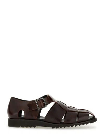 Paraboot Sandal "pacific Lisse" In Black
