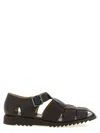 Paraboot Leather Sandals In Multi