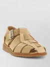 Paraboot Pacific Sandals Cut Out Design Flat In Neutral