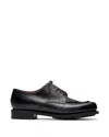 Paraboot Pinched Upper Derby Shoes In Black