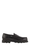 Paraboot Moccasin-style Shoes With Rounded Shape In Black