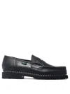 Paraboot Moccasin-style Shoes With Rounded Shape In Black