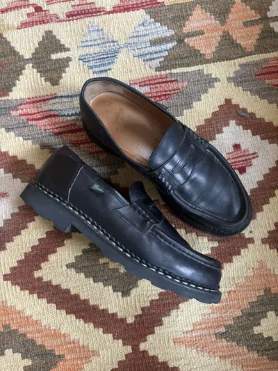 Pre-owned Paraboot Remis Loafer In Black