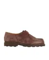 Paraboot Round-headed Casual Shoes In Brown