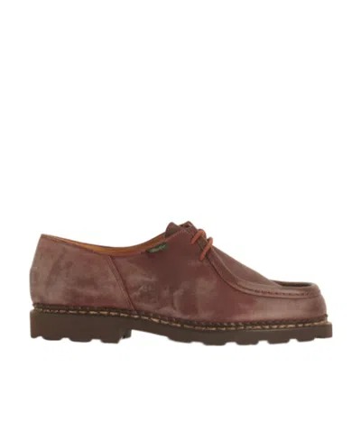 Paraboot Round-headed Casual Shoes In Brown
