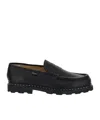 Paraboot Reims Round-headed Loafers In Black